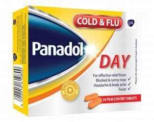 PANADOL COLD&FLU DAY 24 CAP IMPORT