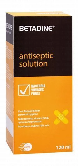BETADINE ANTISEPTIC SOLUTION 120 ML
