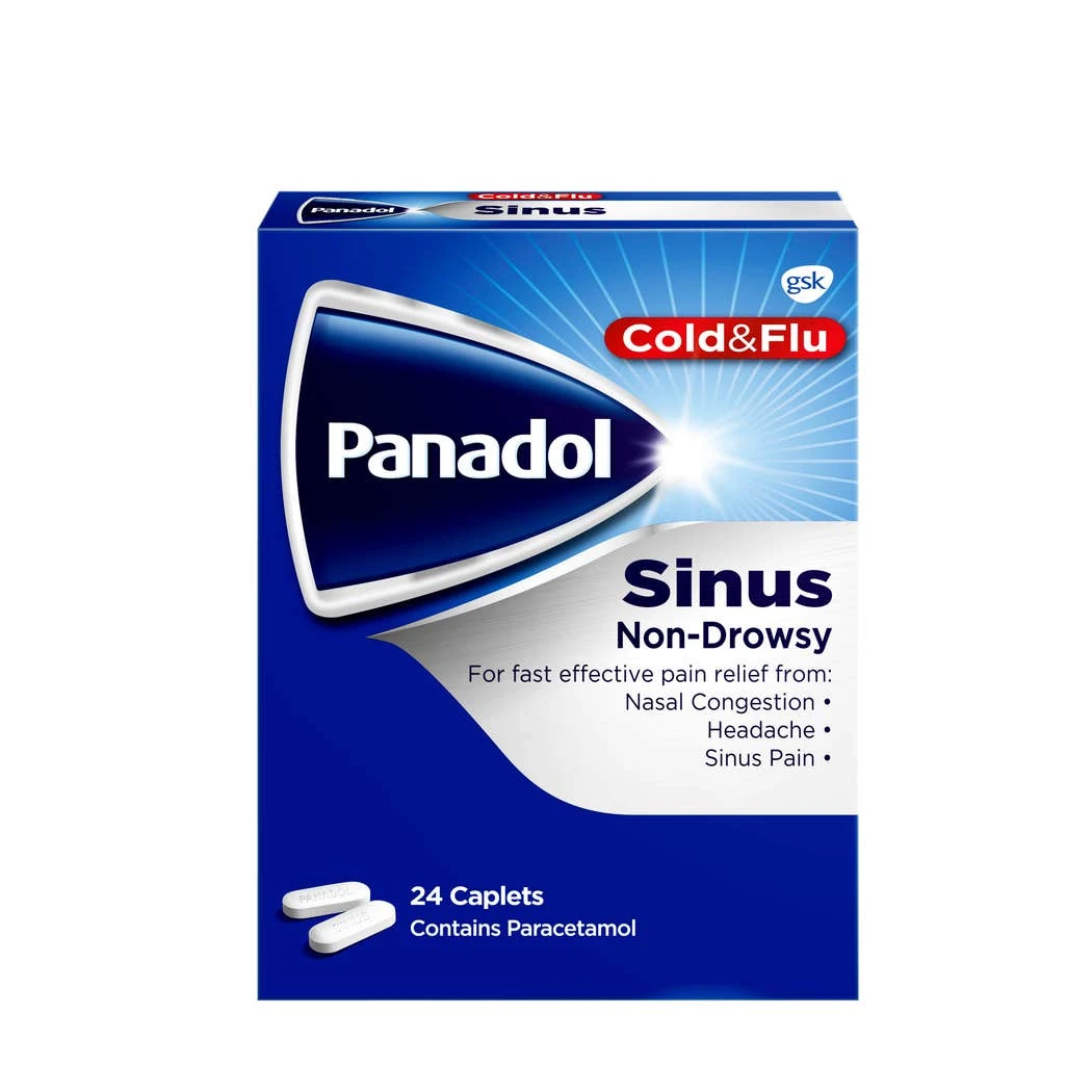 PANADOL COLD&FLU SINUS 24 TAB IMP